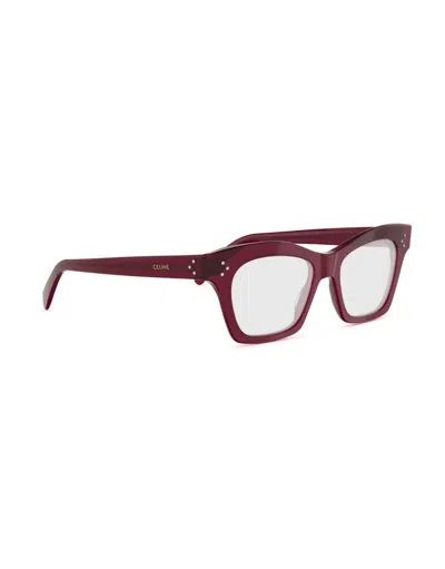 Celine Full Frame Plain Mirror In Red