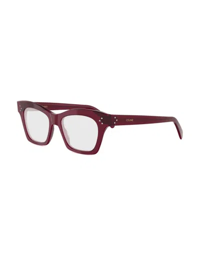 Celine Full Frame Plain Mirror In Red