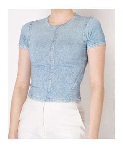 Rag & Bone Adeline Lightweight Cashmere Sweater In Blue
