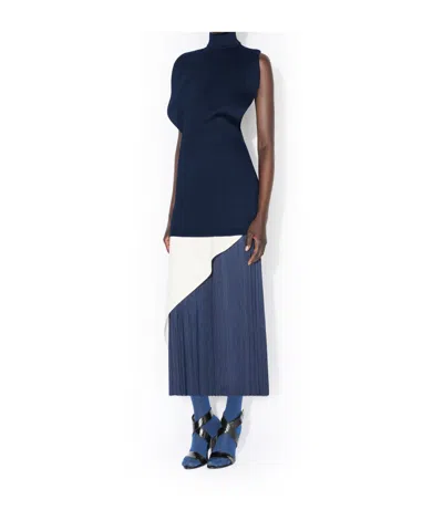 Alaïa Poplin Pointed Skirt In White