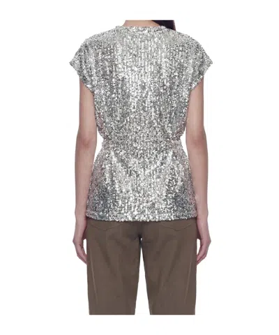Coperni Adjustable T-shirt In Gray