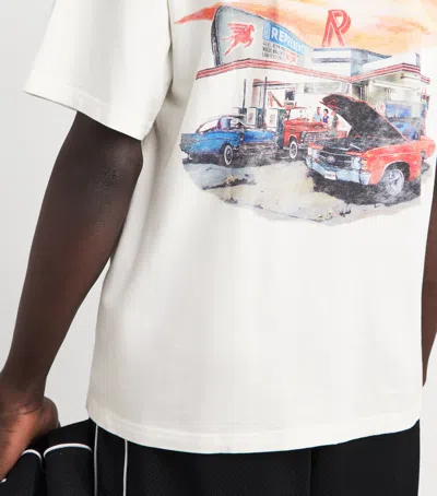 Represent Twenty Four Hour Service Graphic T-shirt In White