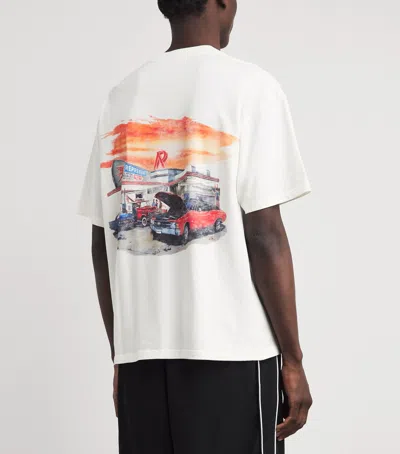 Represent Twenty Four Hour Service Graphic T-shirt In White