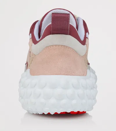 Christian Louboutin Mara Flat Sneakers Rear Pull Tab Contrast Panels In Multi