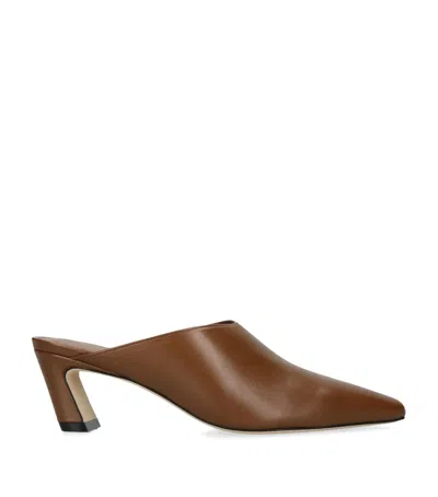 Stuart Weitzman Stassi Mule 50high-heeled Sandals In Brown