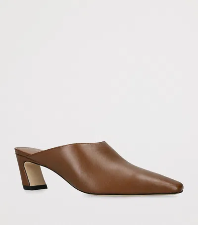 Stuart Weitzman Stassi Mule 50high-heeled Sandals In Brown