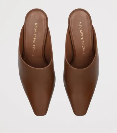 Stuart Weitzman Stassi Mule 50high-heeled Sandals In Brown