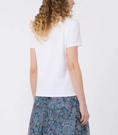 Weekend Max Mara Stretch-cotton T-shirt In White