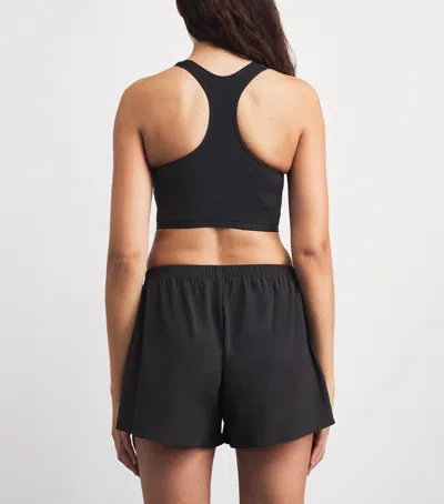 On Train Stretch-nyl Bra Top In Black