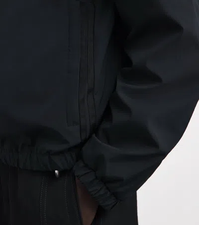 Moncler Danby High Collar Jacket Zipped Pocket In Black
