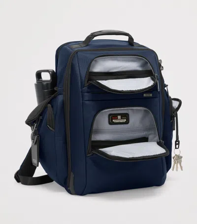Tumi Alpha 4  Brief Pack Backpack In Navy
