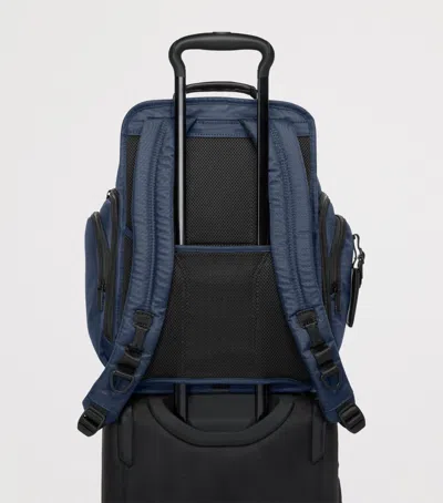 Tumi Alpha 4  Brief Pack Backpack In Navy
