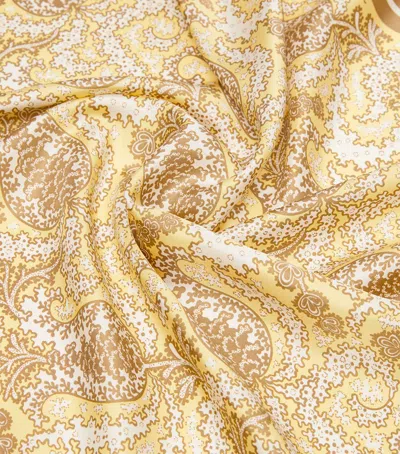 Weekend Max Mara Silk Twill Printed Scarf In Multi