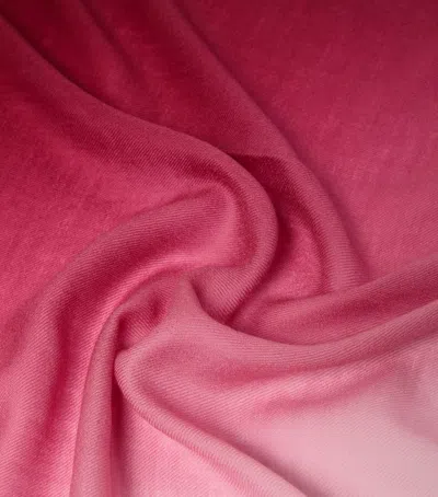 Weekend Max Mara Wool Gradient Scarf In Red