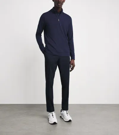 Kjus Capture Midlayer Half-zip Top In Navy