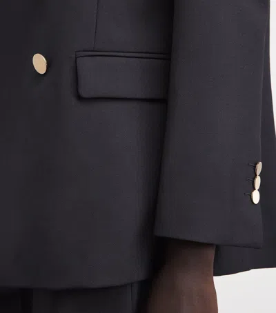 Sandro Paris Virgin Wool Blazer In Black