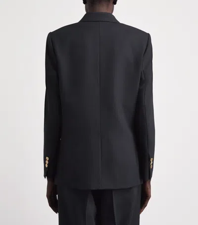 Sandro Paris Virgin Wool Blazer In Black