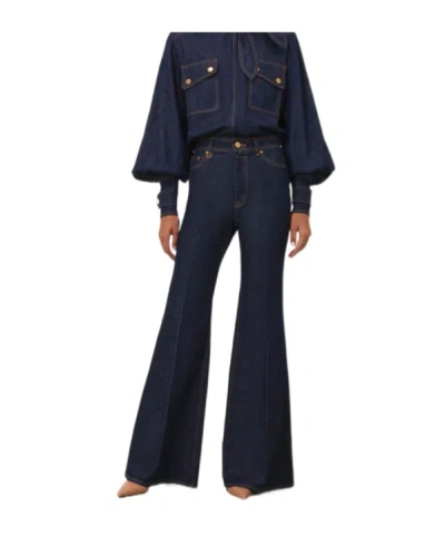 Zimmermann Flared Jeans In Blue