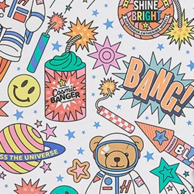 Harrods Pop Rocket A5 Notebook