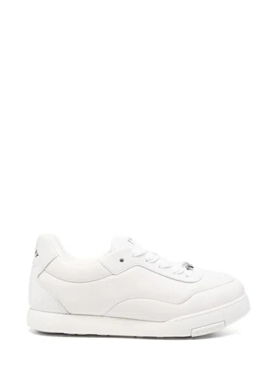 Givenchy White Yard Leather Sneakers In White