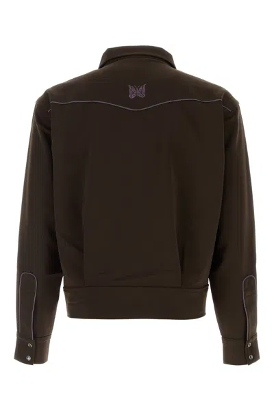 Needles Butterfly-embroidered Piped Jacket