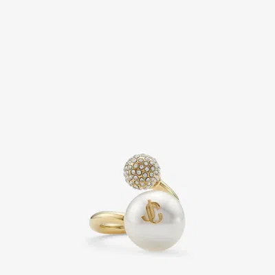 Jimmy Choo Auri Ring In White