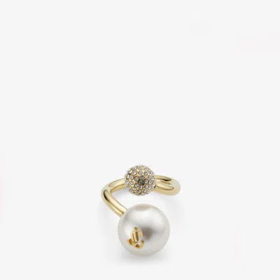Jimmy Choo Auri Ring In White