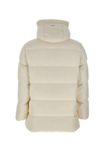 Herno Long-sleeved Down Jacket In Multi