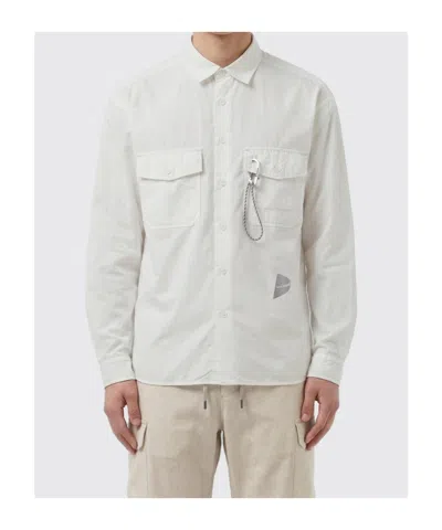 And Wander Cotton-blend Shirt With Classic Collar In Multi