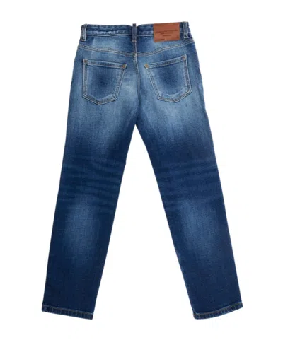 Dsquared2 Belt-loop Jeans In Blue