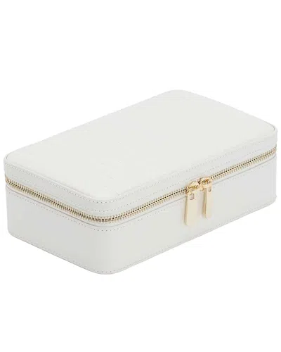 Wolf Handmade Maria Medium Zip Case In White