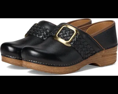 Dansko Pearson Buckle Strap Clog In Black