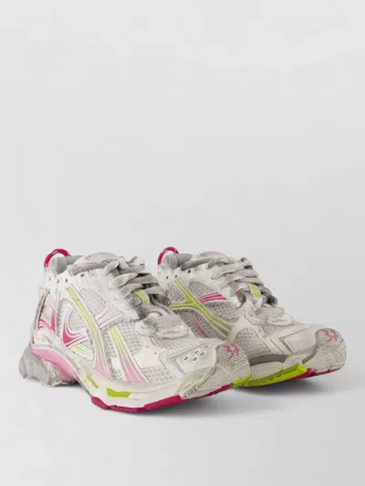 Balenciaga Runner Gradient Mesh Polyurethane Sneakers In Multi