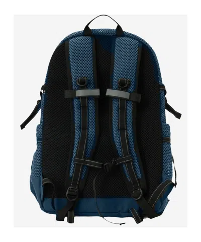 And Wander Mesh Patchwork Backpack In Blue