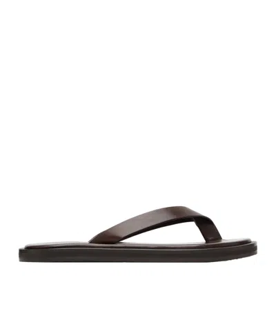 Studio Nicholson Curren Thong-strap Sandals In Black