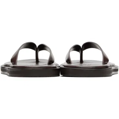 Studio Nicholson Curren Thong-strap Sandals In Black