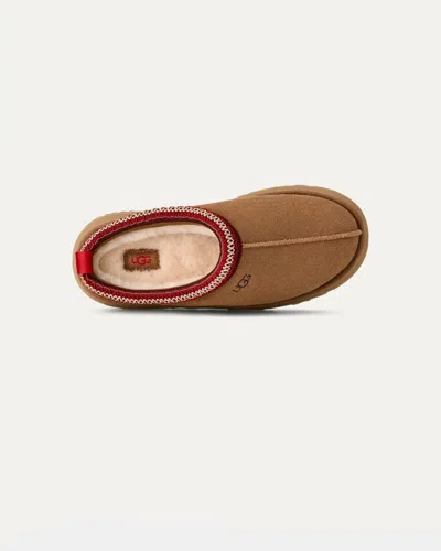 Ugg Tazz Ii 1174471-che Slipper 6 Chestnut Suede Round Toe Slip-on Rhs8109 In Animal Print