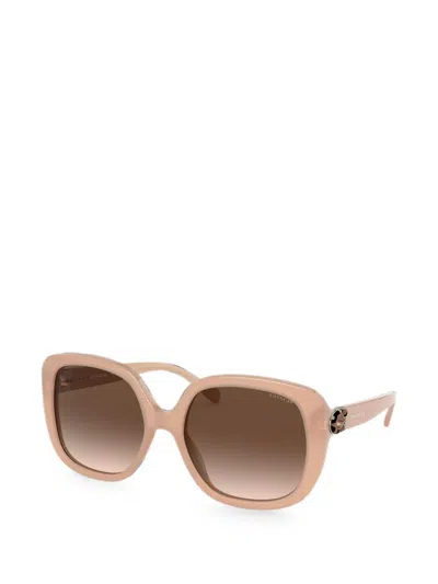 Coach Square-frame Sunglasses In Brown