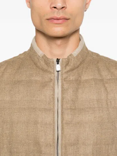 Corneliani Quilted Gilet In Multi