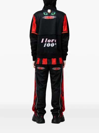 Prototypes Striped Panelled Jacket In Multi