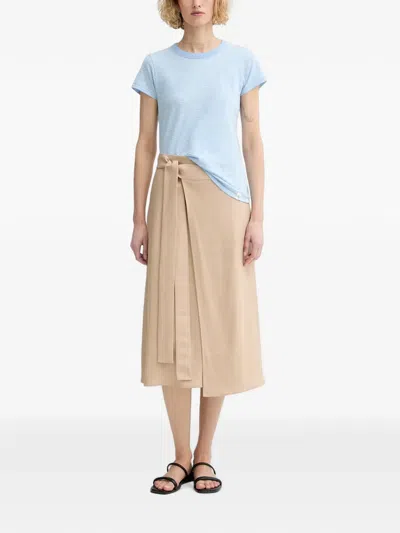 Rag & Bone The Slub Short Sleeve Tee In Blue