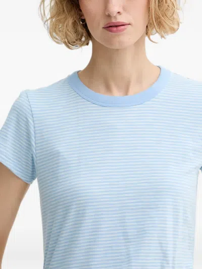 Rag & Bone The Slub Short Sleeve Tee In Blue