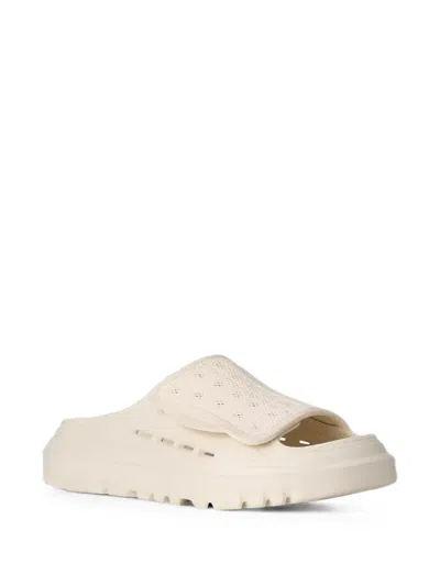 Ugg Peakmod Touch-strap Mesh-panel Slides In White
