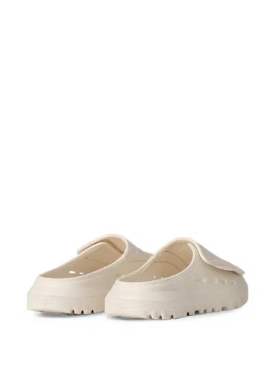 Ugg Peakmod Touch-strap Mesh-panel Slides In White