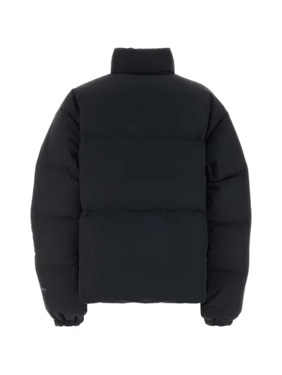 Jil Sander Polyester Down Jacket Elasticated Cuffs Pockets In Black
