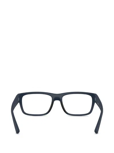 Prada Rectangle-frame Glasses In Blue
