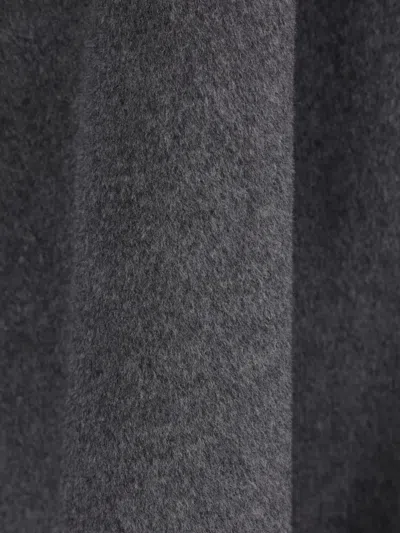 Rohe Pankou Wool And Cashmere-blend Cape In Gray