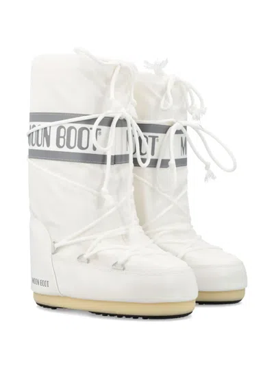 Moon Boot Boots Light And Natural In White