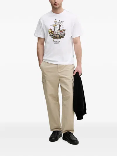 Benetton Multi-pocket Cargo Pants In Multi