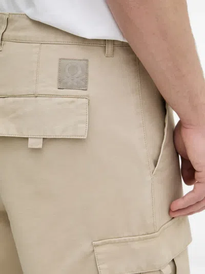 Benetton Multi-pocket Cargo Pants In Multi